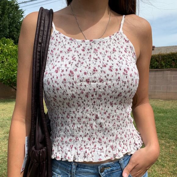 Paper Crane Tops - Paper Crane Floral Top Size Medium